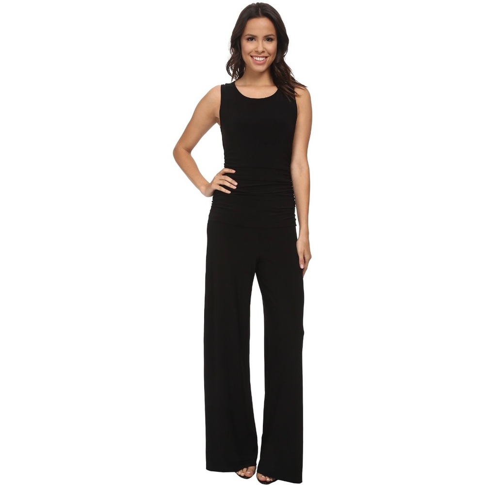 BRAND NEW! Norma Kamali KAMALIKULTURE Sleeveless Shirred Waist Jumpsuit, Size XL